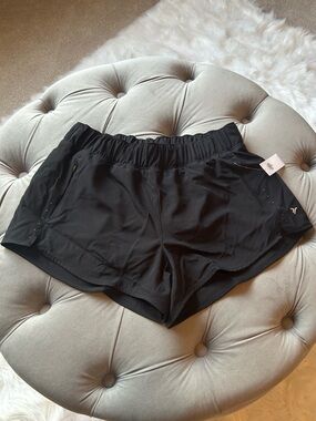 Old Navy Black Women's Athletic Shorts with Elastic Waist